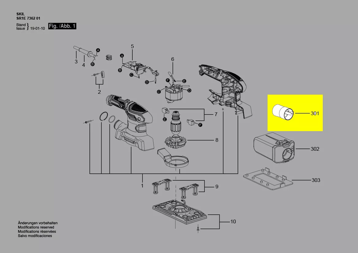 Adaptateur raccord aspirateur réf. 3130217001 Skil